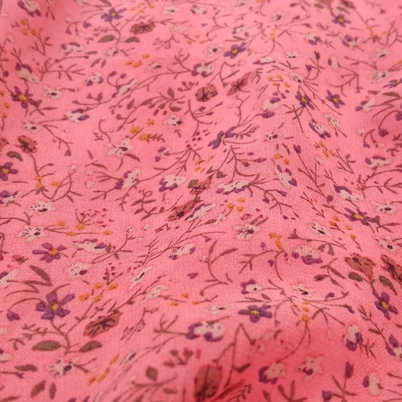 *Relisted* Myth NYC Women's Pink Floral Summer Tank Top Blouse Tie Decor S - Picture 14 of 14